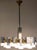 White Cubic Gold and Chrome Chandelier by Gaetano Sciolari, Italy, 1970s For Sale - Image 8 of 14