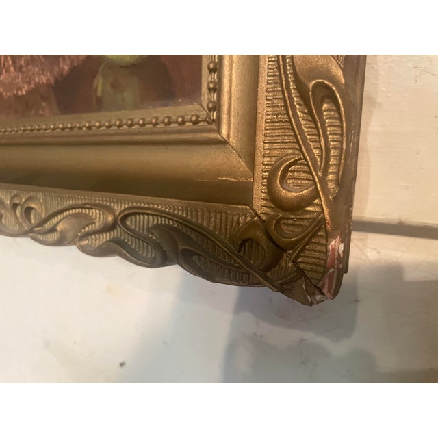 Antique European Oil Painting of Still Life For Sale In Nashville - Image 6 of 6