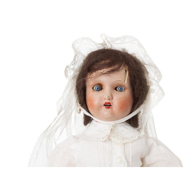 Antique Porcelain Doll by Heinrich Handwerck For Sale - Image 5 of 8