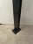 Postmodern floor lamp, radical design circa 1980. Black lacquered metal. Some traces. Beautiful condition. Works. European...