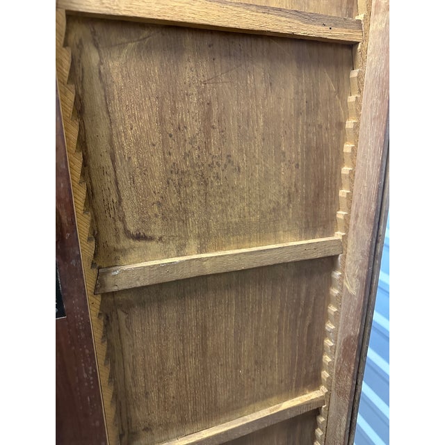 19th Century French Louis XV Walnut Wood Armoire Mirror Three Antique For Sale In Los Angeles - Image 6 of 17