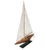 Vintage Endeavour Sailboat Model in Wood For Sale - Image 10 of 12