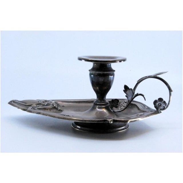 Silver Silver Paddle with Floral Motifs and Borders For Sale - Image 8 of 10