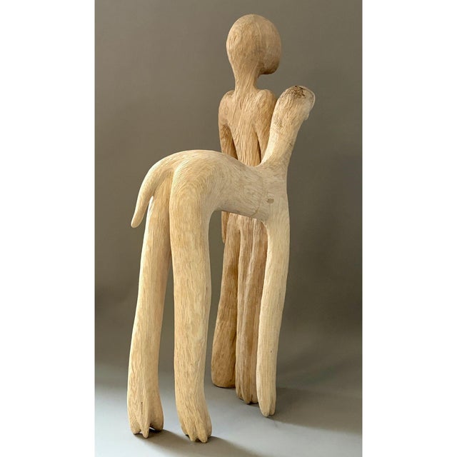Piotr Butkiewicz, Don't Say A Word Sculpture, 2019, Wood For Sale - Image 3 of 6