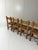 Rustic Blonde Oak Dining Chairs, 1960s, Set of 6 For Sale - Image 16 of 18