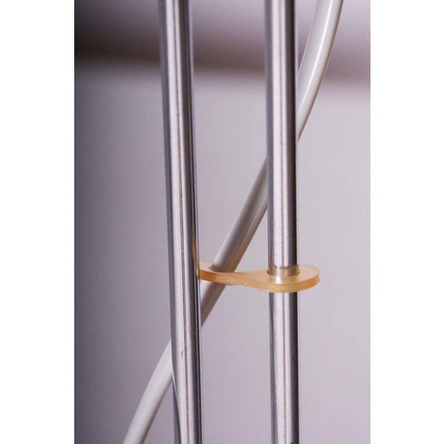 Silver Mid-Century Modern Table Lamp in Chrome by J. Indra for Combi Lux, Czech, 1970s For Sale - Image 8 of 11