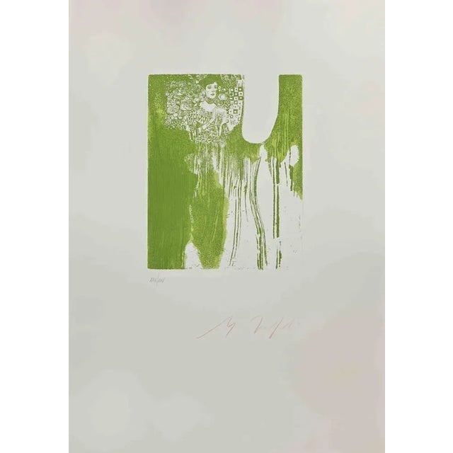 Contemporary Mino Trafeli, Klimt, Etching, 1980 For Sale - Image 3 of 3