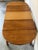 Brown Oak Extendable Dining Table With Pull-Out Leaves Danish Mid-Century Modern 1960s For Sale - Image 8 of 12