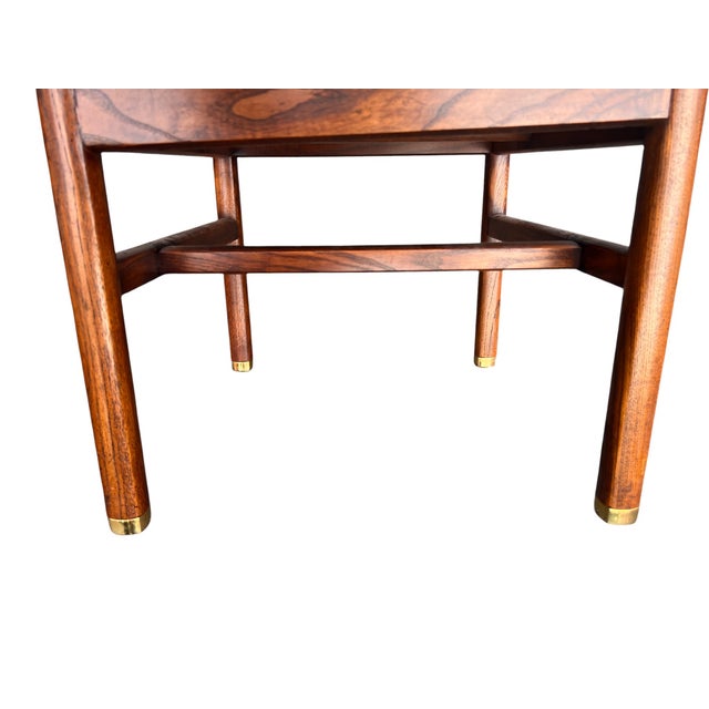 Henredon Campaign Scene 1 Oak Dining Chairs Set 6 For Sale - Image 15 of 18