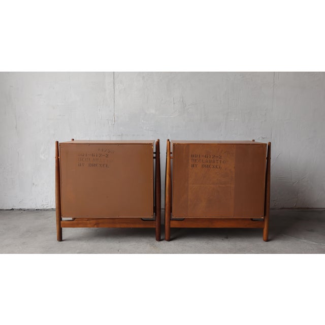 Pair of Declaration Nightstands by Kipp Stewart for Drexel For Sale - Image 10 of 12