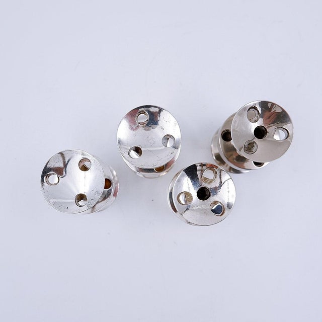 Vintage Candlesticks by Erik Jörgensen, Denmark, 1950s, Set of 4 For Sale - Image 9 of 10