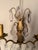 Bronze 19th Century French Bronze and Crystal Wall Sconces - Pair For Sale - Image 8 of 8