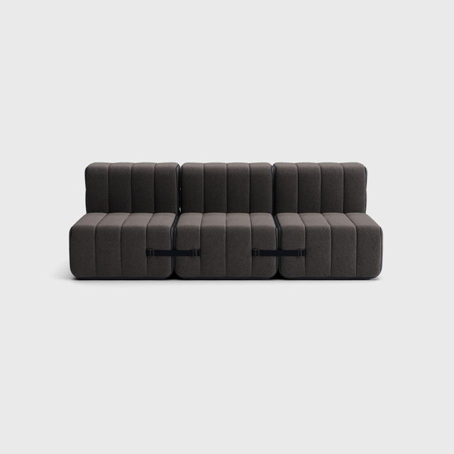 Not Yet Made - Made To Order Curt Modular Set - Flexible 3-Seater - Jet - 9108 (Brown) by Ambivalenz, Set of 6 For Sale - Image 5 of 5