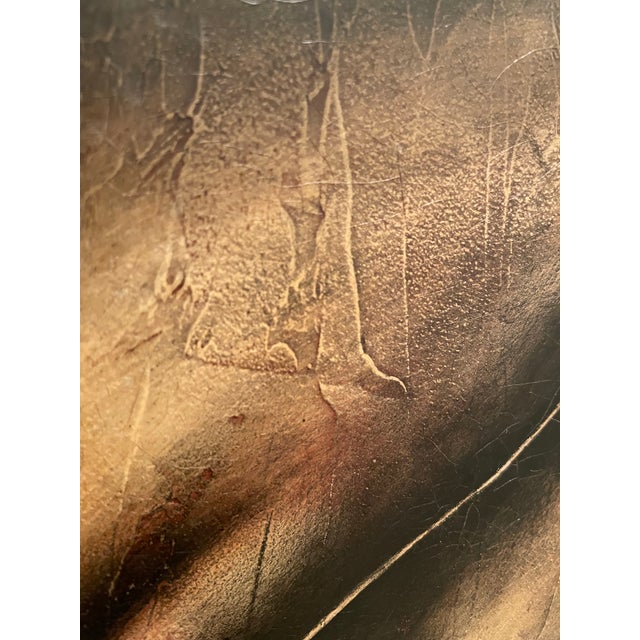 1960s 1960s Modernist Figurative Painting “Prometheus” by Solomon – Bronze Tonal Study For Sale - Image 5 of 11