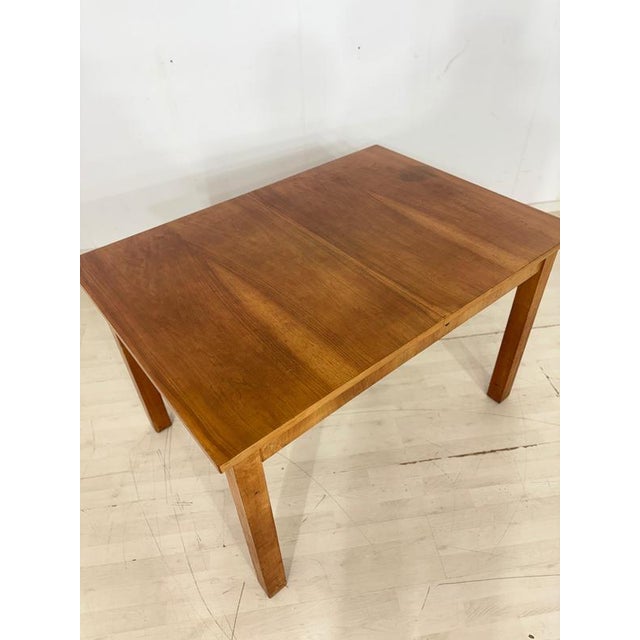 Wood Vintage Art Deco Extendable Dining Table in Walnut, 1928 For Sale - Image 7 of 9