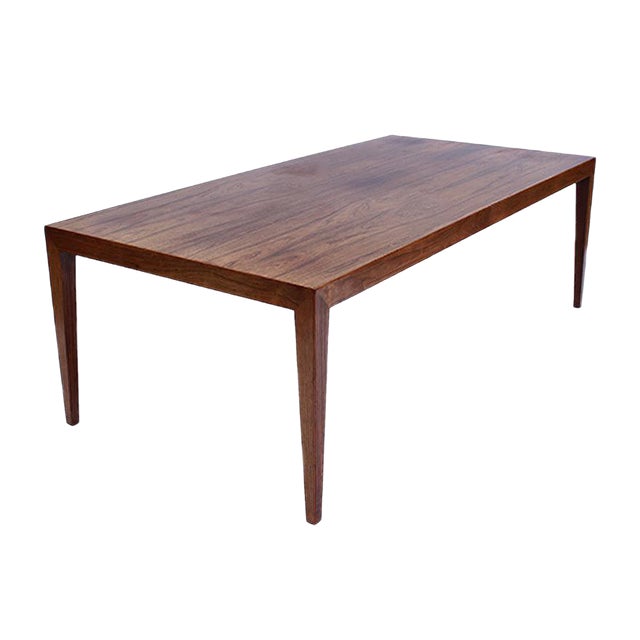 Rosewood Coffee Table by Severin Hansen for Haslev Møbelsnedkeri, 1960s For Sale