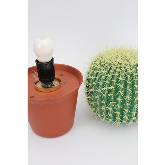 Large Cactus Table Lamp, 1980s For Sale - Image 4 of 10