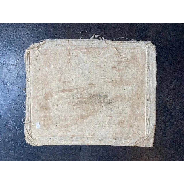 Postmodern L'arbre de la cour Painting, Oil on Canvas For Sale - Image 3 of 6