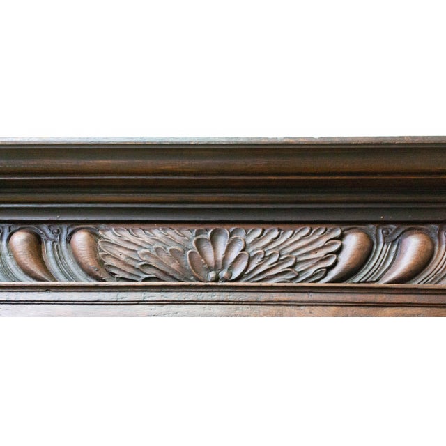 Spanish Gothic Revival Oak 2-Piece Buffet Cabinet, Late 19th Century For Sale - Image 5 of 14