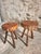 Vintage Wooden Stools, France, 1960s, Set of 2 For Sale - Image 13 of 18