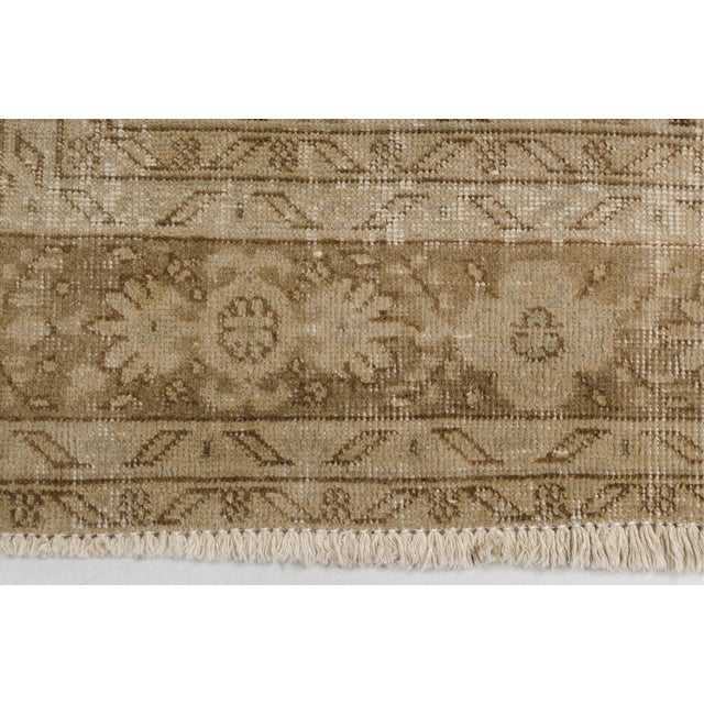 Beige Vintage Anatolian Wool Carpet For Sale - Image 6 of 10