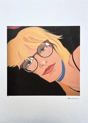1990s After Tom Wesselmann "From Brown Eyes Under Glass " Pop Art Serigraph