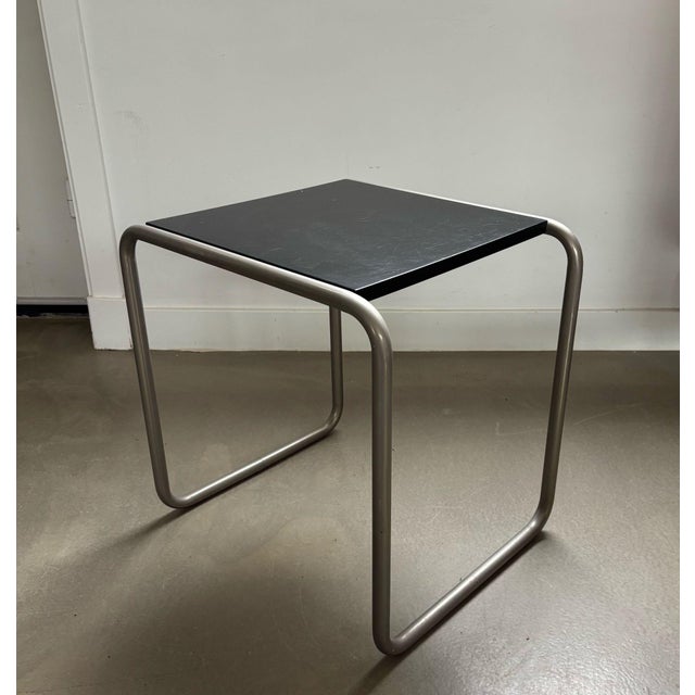 Bauhaus Bauhaus B9 Side Table by Marcel Breuer for Tecta, 1980s For Sale - Image 3 of 10
