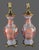Vintage Table Lamps Floral Asian Japanese Imari Brass Base - a Pair For Sale - Image 6 of 17