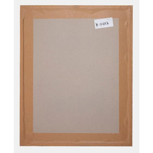 The Cardinal is an original artwork realized by Giovanni Boffa in 1980s. Mixed colored drawing on paper. Includes wooden...