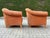 Leather Chairs and Ottoman from Andrea Natuzzi, 1995, Set of 3 For Sale - Image 4 of 15