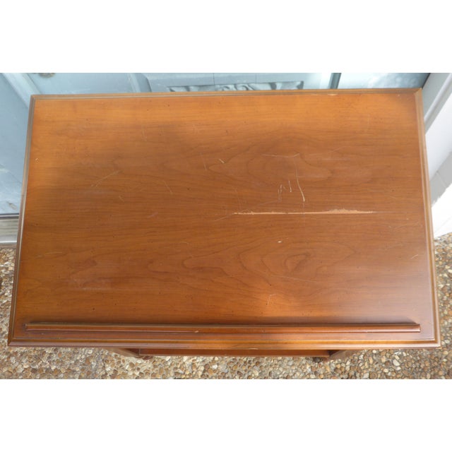 American Vintage Cherry Wood Bible/Dictionary Book Stand by Brandt Cabinet Works of Hagerstown Maryland For Sale - Image 3 of 8