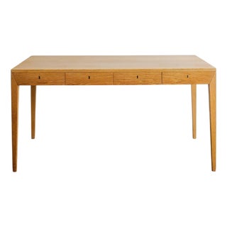 Danish Mid-Century Model 36 Writing Desk with Drawers in Oak by Severin Hansen, 1960s For Sale