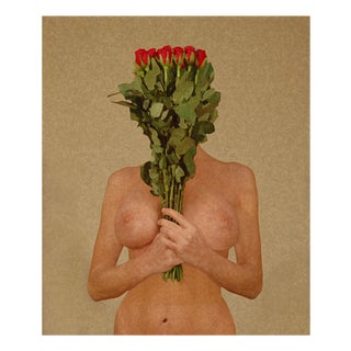 Vincenzo Marega, Composition 5, Nude, 2026, Giclee Print on Canvas For Sale