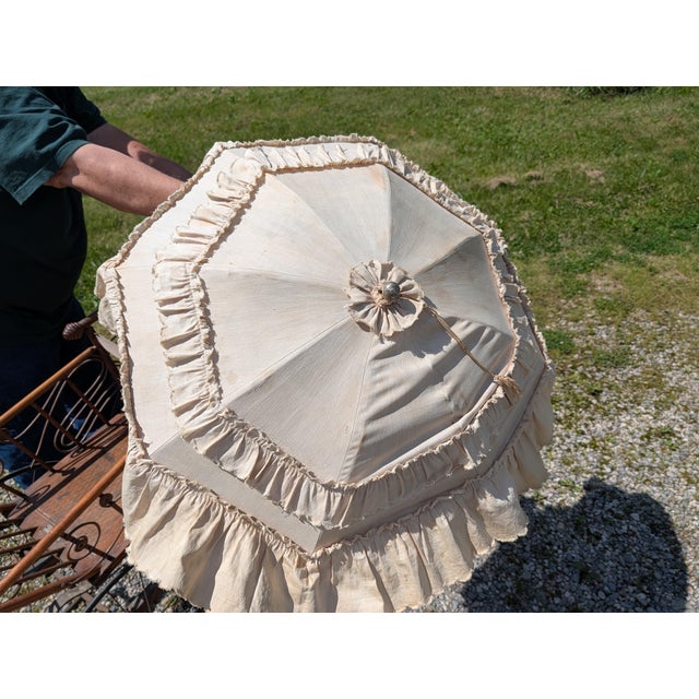 Late 19th Century Antique Victorian Perambulator Carriage Go-Cart With Umbrella the Kinley 1870s Rare For Sale - Image 5 of 18