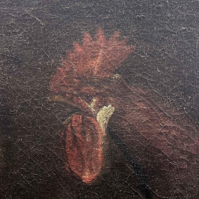 Baroque Italian School Artist, St. Peter and the Rooster, 1600s, Oil on Canvas For Sale - Image 3 of 7