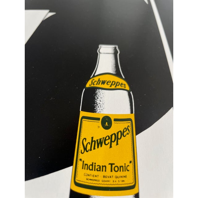 Black Jos Van Uytrecht, Couple, 1984, Copyright Schweppes International, No 205,206,207, Set of 3 Printed in Holland. For Sale - Image 8 of 13
