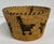 Vintage American Indian Papago Hand Woven Pictorial Basket For Sale - Image 4 of 7