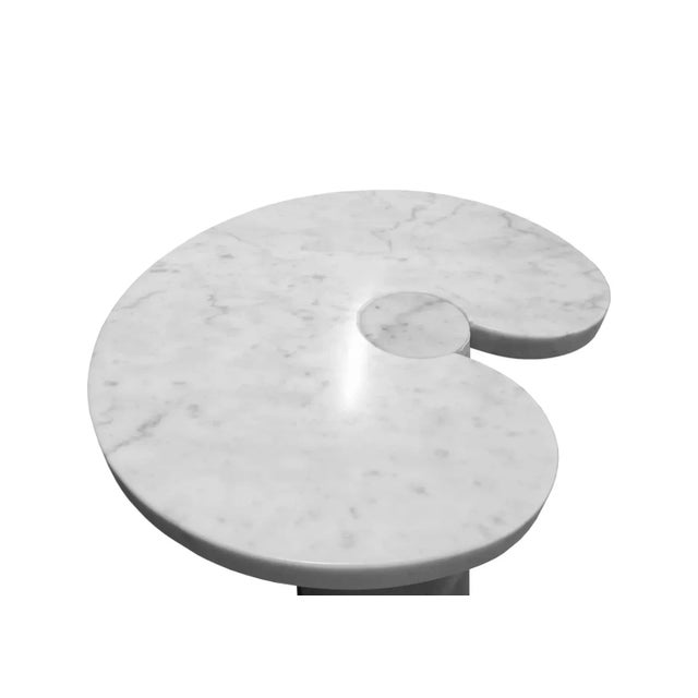 Stone White Carrara Marble Eros Coffee Tables by Angelo Mangiarotti for Skipper, 1976, Set of 2 For Sale - Image 7 of 12