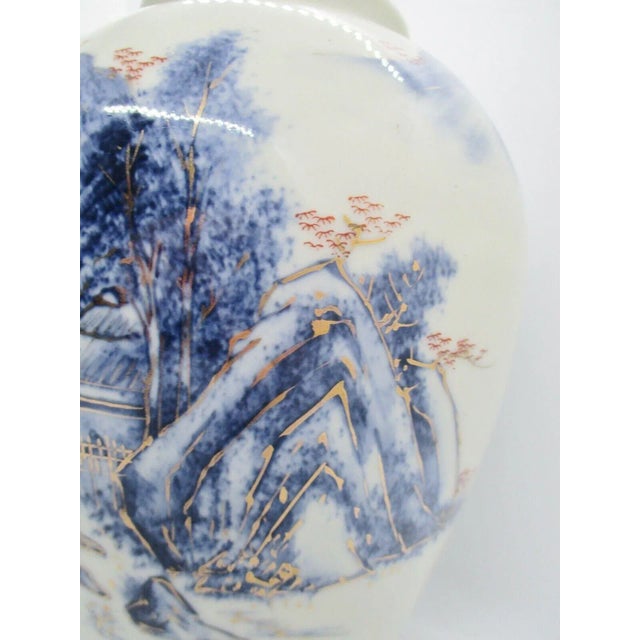 White Early 20th Century Chinese Porcelain White and Green Glazed Meiping Vase For Sale - Image 8 of 12