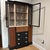 Hepplewhite Vintage Mid Century Breakfront/ China For Sale - Image 3 of 9