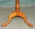 Brown Antique Pollard Oak Tripod Birdcage Dining Table after Thomas Chippendale For Sale - Image 8 of 17