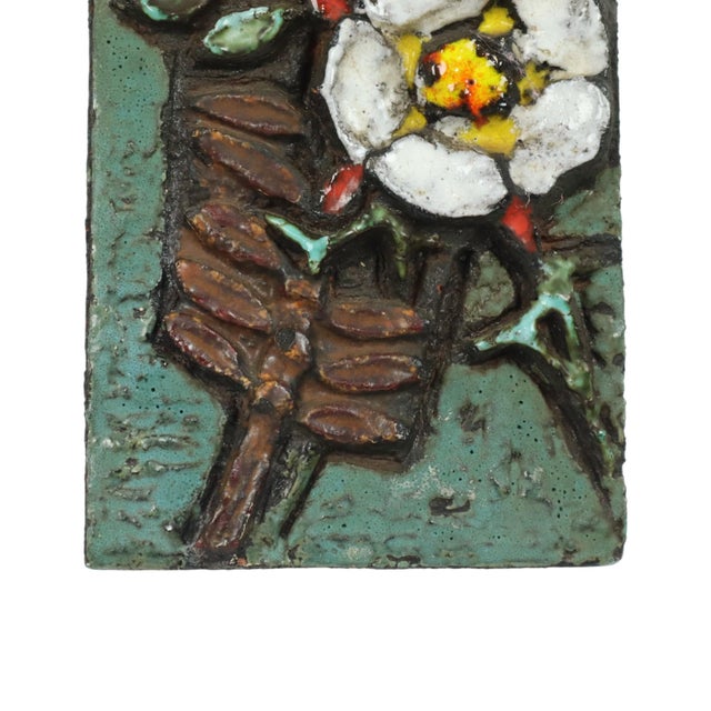 Terracotta Wall Sculpture in the style of Ruscha, West Germany, 1960s For Sale - Image 13 of 15