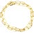 Modern 14k Yellow Heavy Gold Paperclip Link Chain Necklace For Sale - Image 3 of 8
