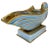 A Stunning Rare Antique Bavarian R.P.M. (Germany) Nautilus Shell Porcelain Inkwell. A lovely piece of history, this...
