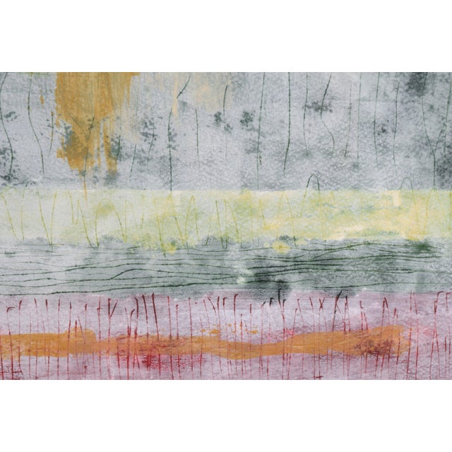 "Moon Dream" Monotype by Eleen Auvil For Sale In Monterey, CA - Image 6 of 9