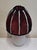 Vintage Table Lamp with Relief Glass Base and Sequin Shade from Lamplove, 1970s For Sale - Image 6 of 12