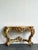 Antique Giltwood Rococo Style Console Marble Top Table For Sale - Image 10 of 18