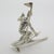 Vintage Italian Handmade Genuine Silver Slalom Skier Figurine, 1970s For Sale - Image 9 of 14