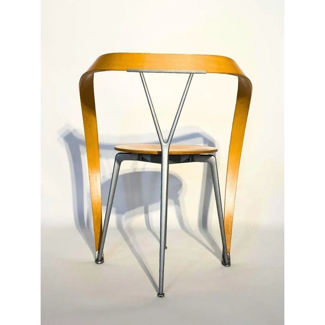 1990s Set of 6 Vintage Revers Chair by Andrea Branzi for Cassina, 1993 For Sale - Image 5 of 6