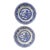 Vintage Shenango China Blue Willow Plates - a Pair For Sale